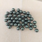 Swarovski Pearl  8mm Round Dark Green - 10 Pieces