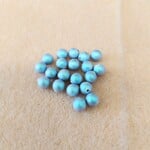 Swarovski Pearl  6mm Round Iridescent Light Blue - 20 Pieces