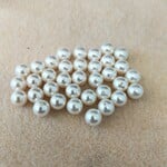 Swarovski Pearl  8mm Round White - 10 Pieces