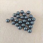 Swarovski Pearl  6mm Round Black - 20 Pieces