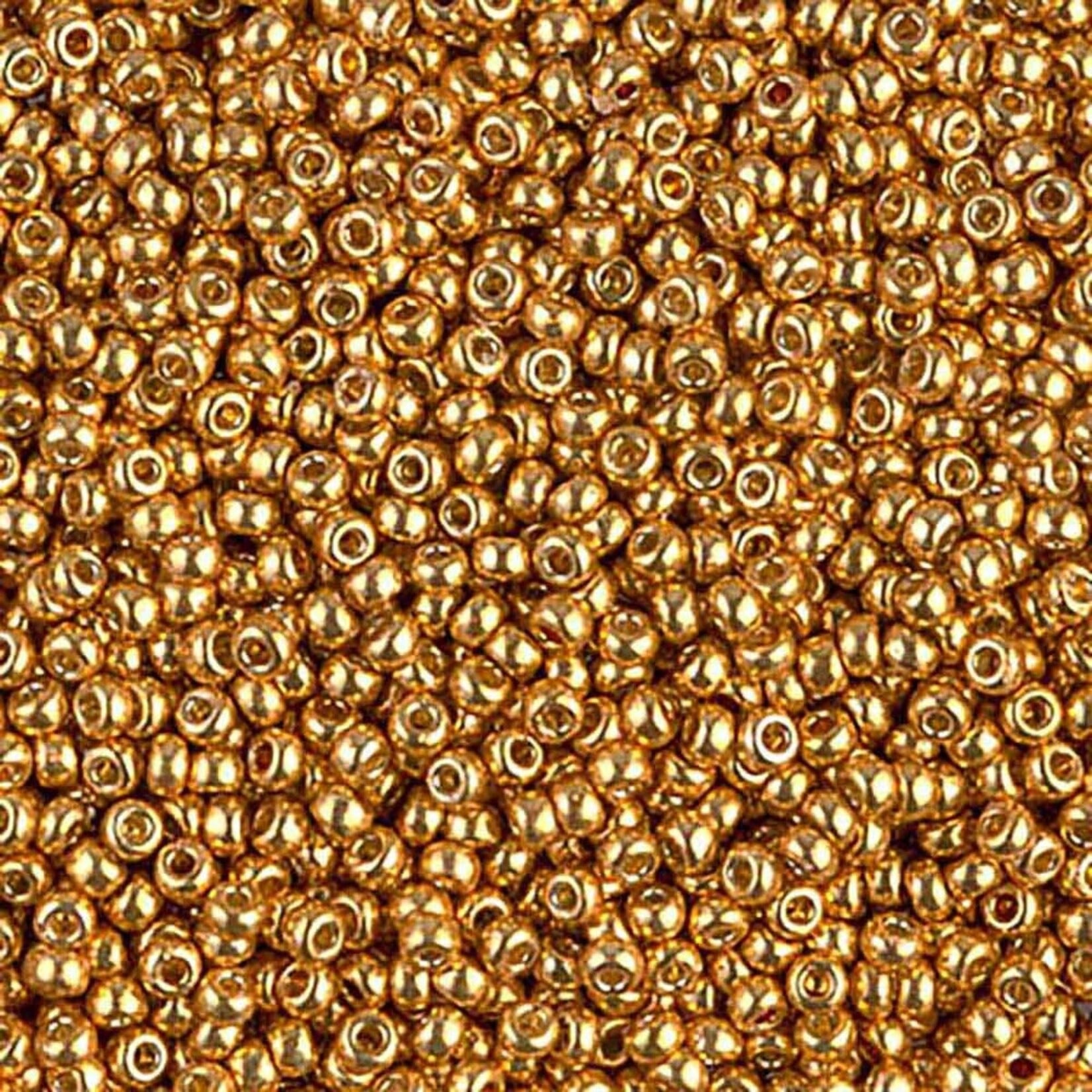 Miyuki 11/0 Duracoat Galvanized Yellow Gold Seed Beads - 23.5gm Tube