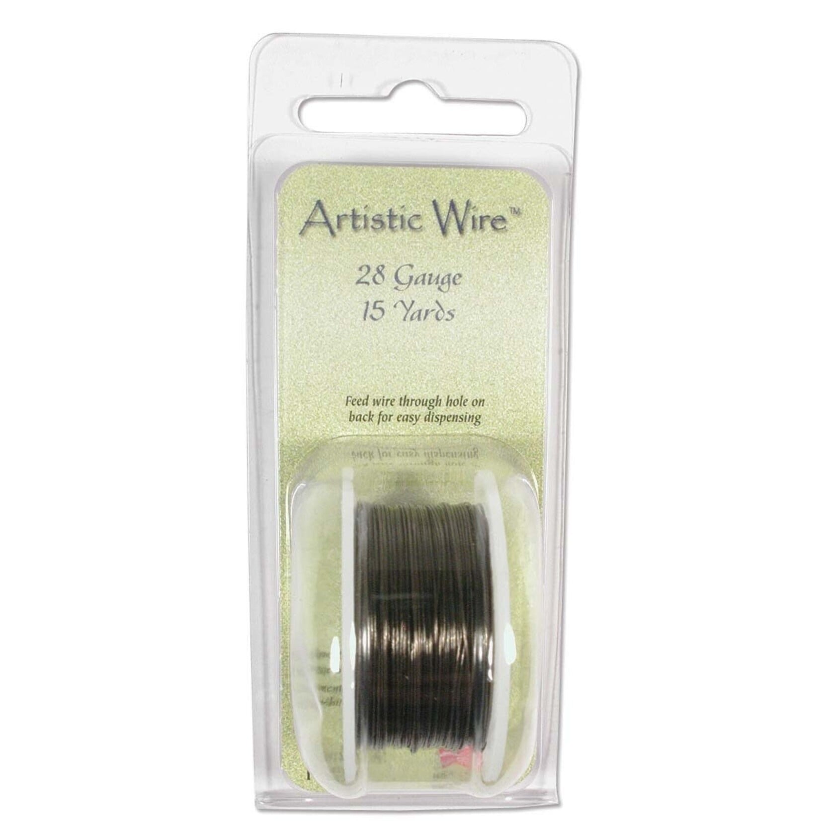 Artistic Wire Antique Brass, 28 Gauge - 15 Yard Spool