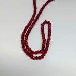 Ruby Jade  2x3mm Faceted Rondelle Bead Strand