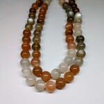 Mixed Moonstone 10mm Round Bead Strand