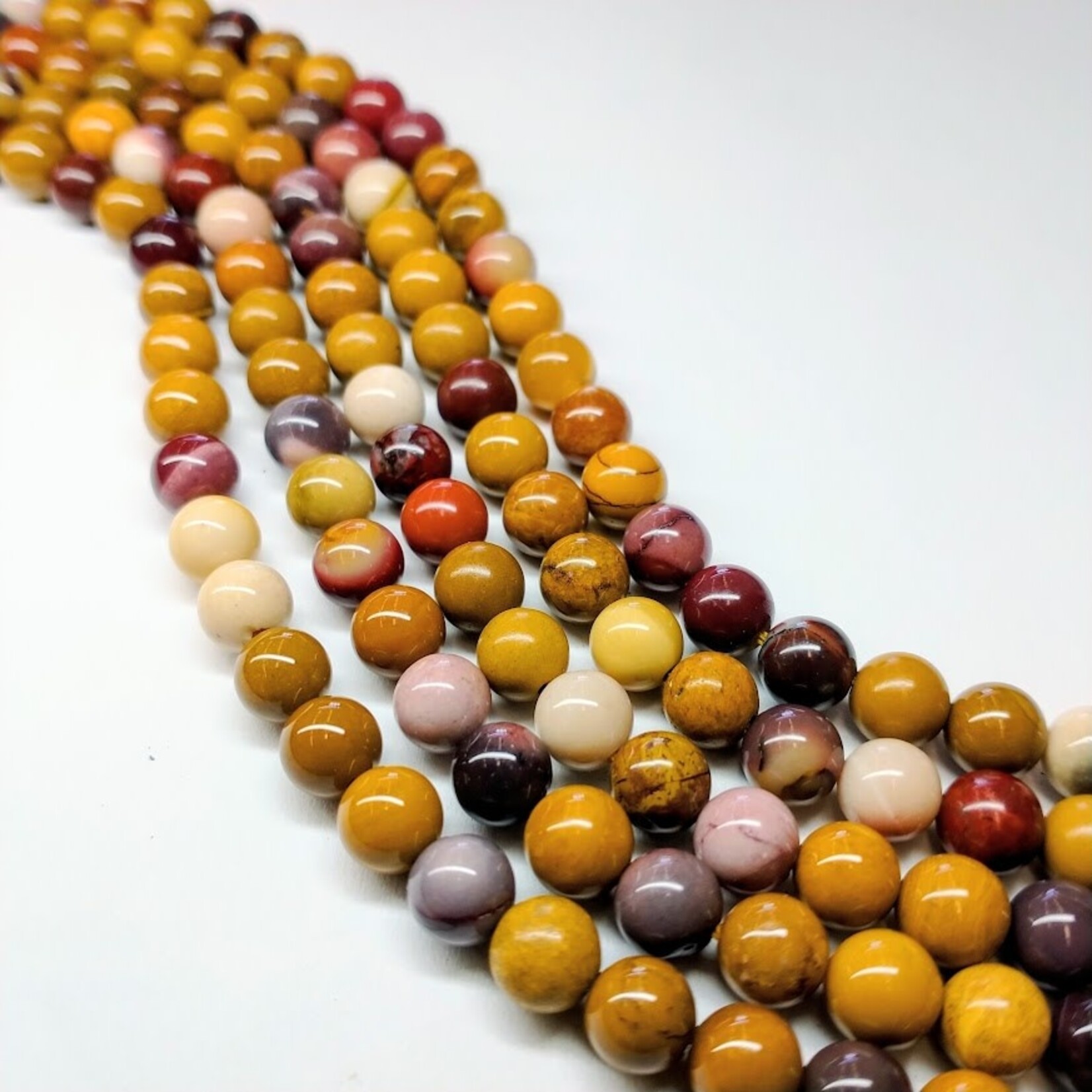 Mookaite  6mm Round Bead Strand
