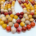 Mookaite 10mm Round Bead Strand