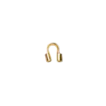 Wire Guard  4.5x4mm Gold Plated - 20 Pieces