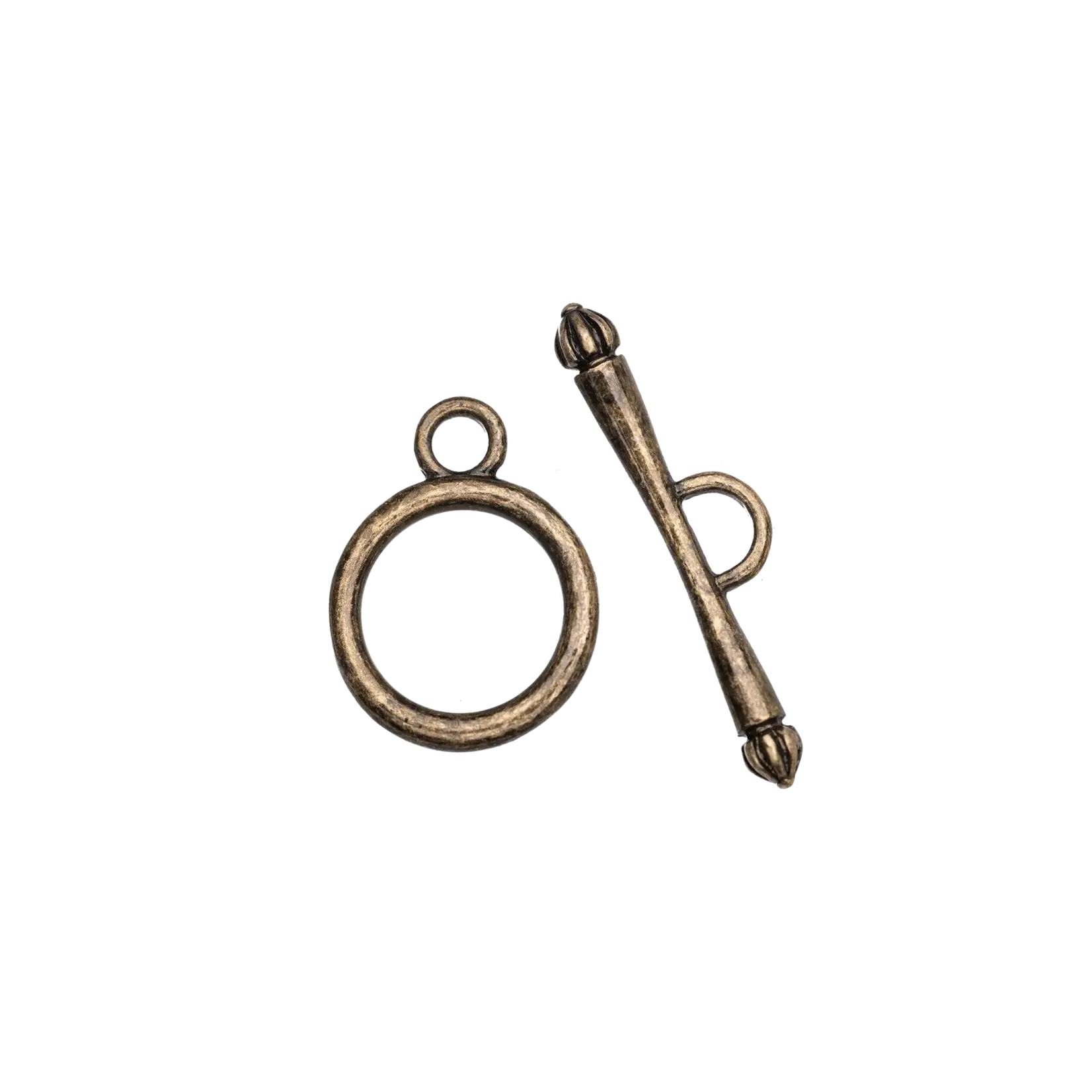 Antique Brass Plated 19.5mm Toggle Clasp