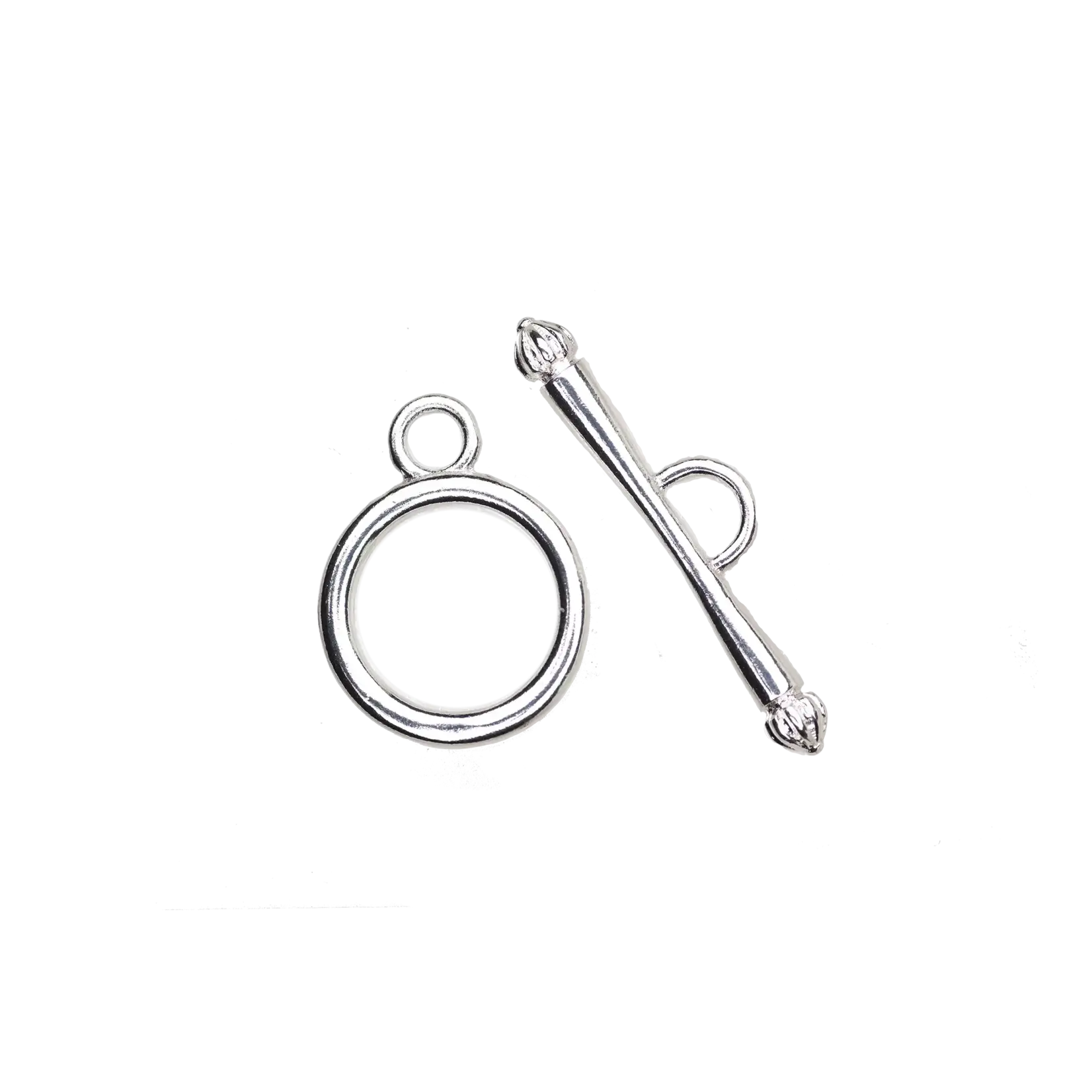 Silver Plated 19.5mm Toggle Clasp