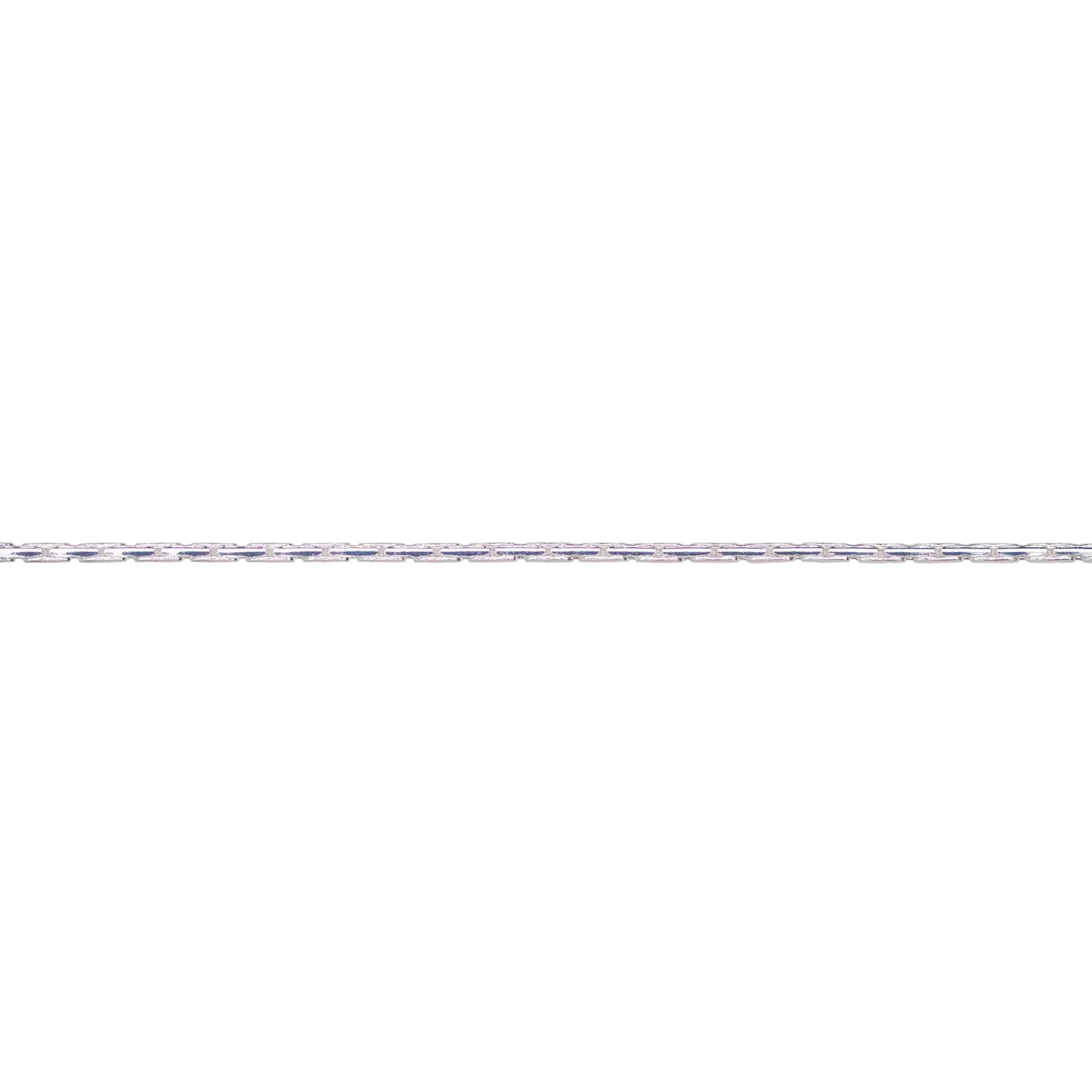Silver Plated 0.7mm Beading Chain - 1 Inch