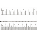 Stainless Steel  4x3mm Flattened Oval Cable Chain - 1 Inch