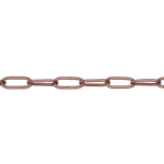 Antique Copper 11x4.25mm Paperclip Cable Chain - 1 Inch