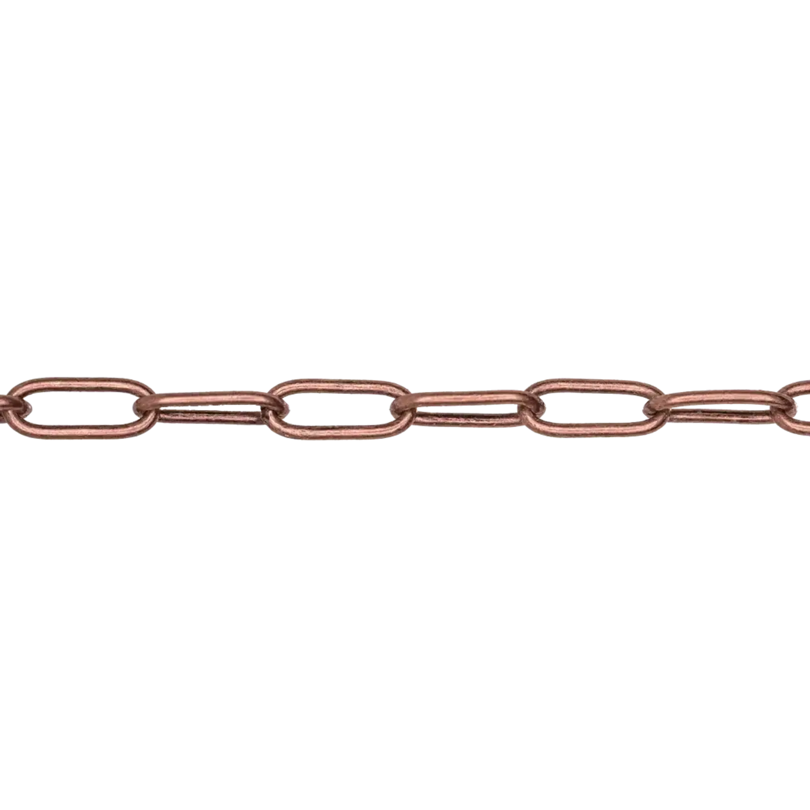 Antique Copper 11x4.25mm Paperclip Cable Chain - 1 Inch