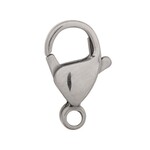 Stainless Steel 11.6mm Lobster Claw - 5 Pieces