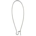 Silver Plated 2" Kidney Wire - 20 Pieces