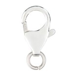 Sterling Silver  12mm Lobster Claw - 5 Pieces