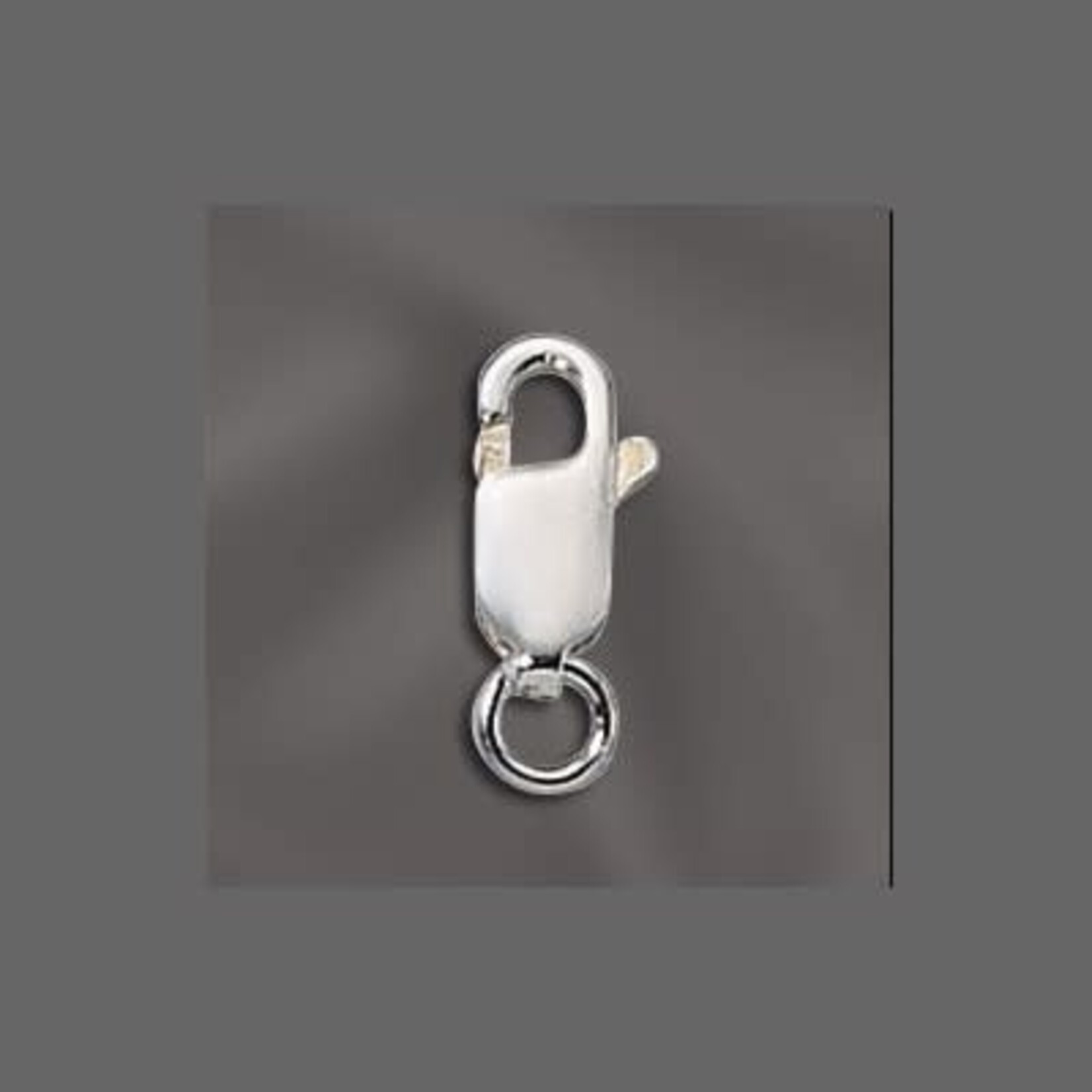 Sterling Silver  10x4mm Lobster Claw w/ Ring - Single