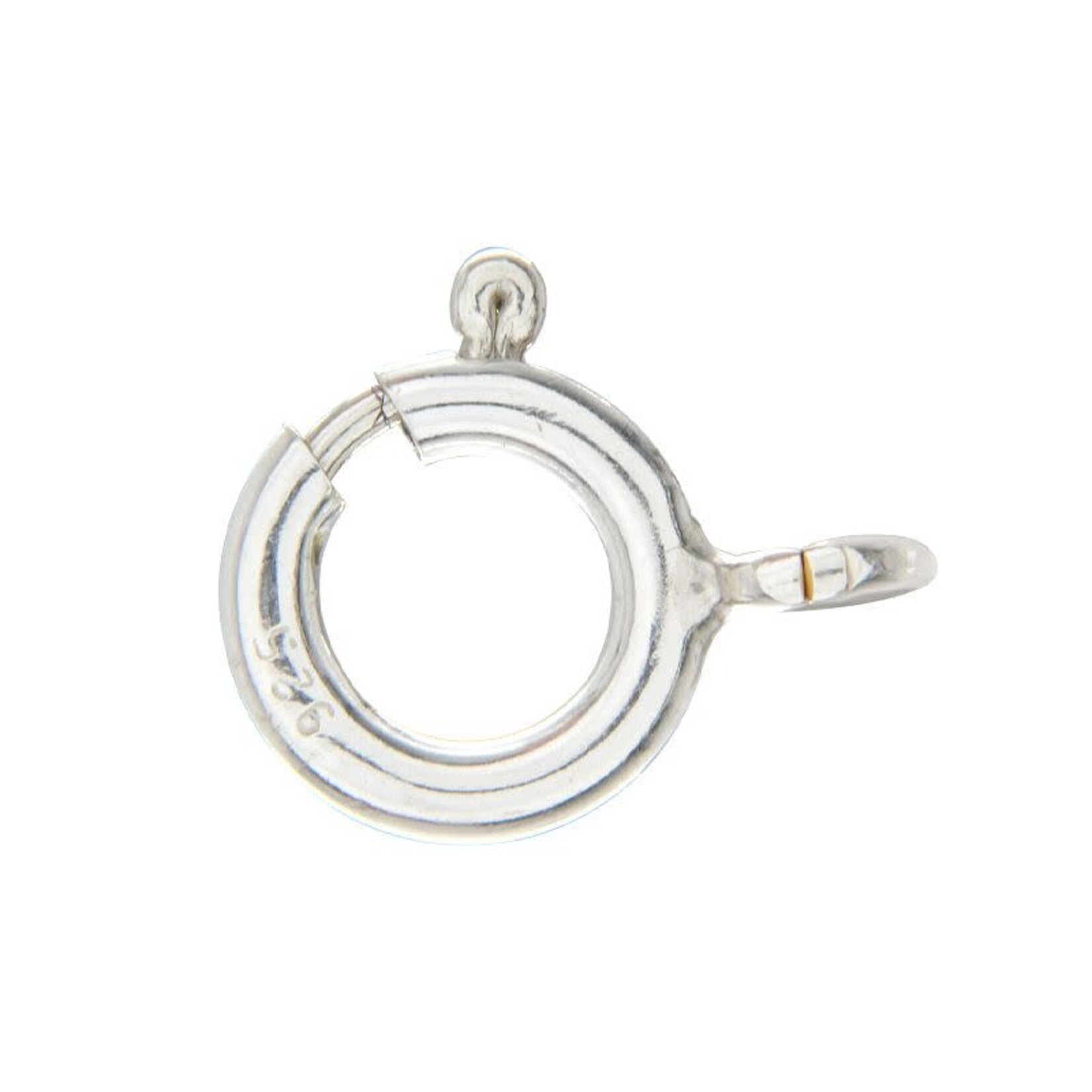 Sterling Silver  8mm Spring Ring - Single