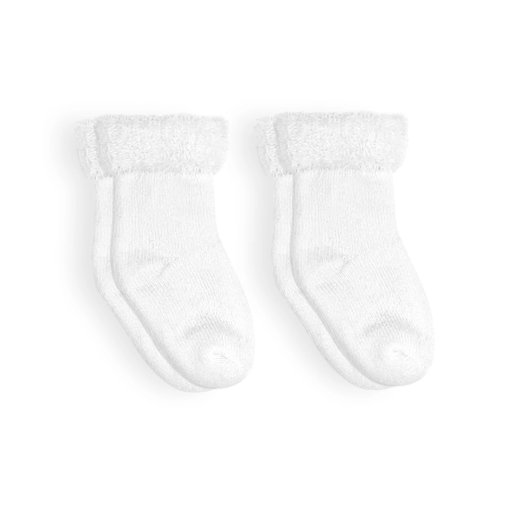 Kushies Kushies Infant Socks 2pk White