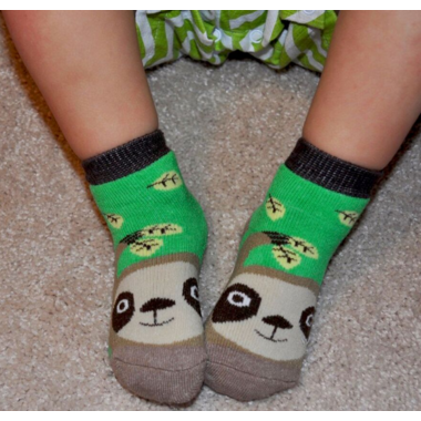 Zoocchini Zoocchini 3pk Socks Silas the Sloth