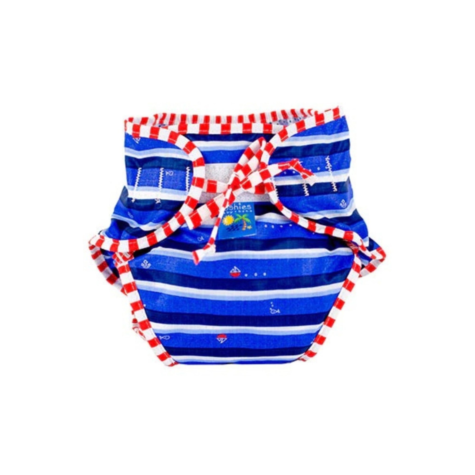 Kushies Kushies Swimsuit Diaper Boat Stripe