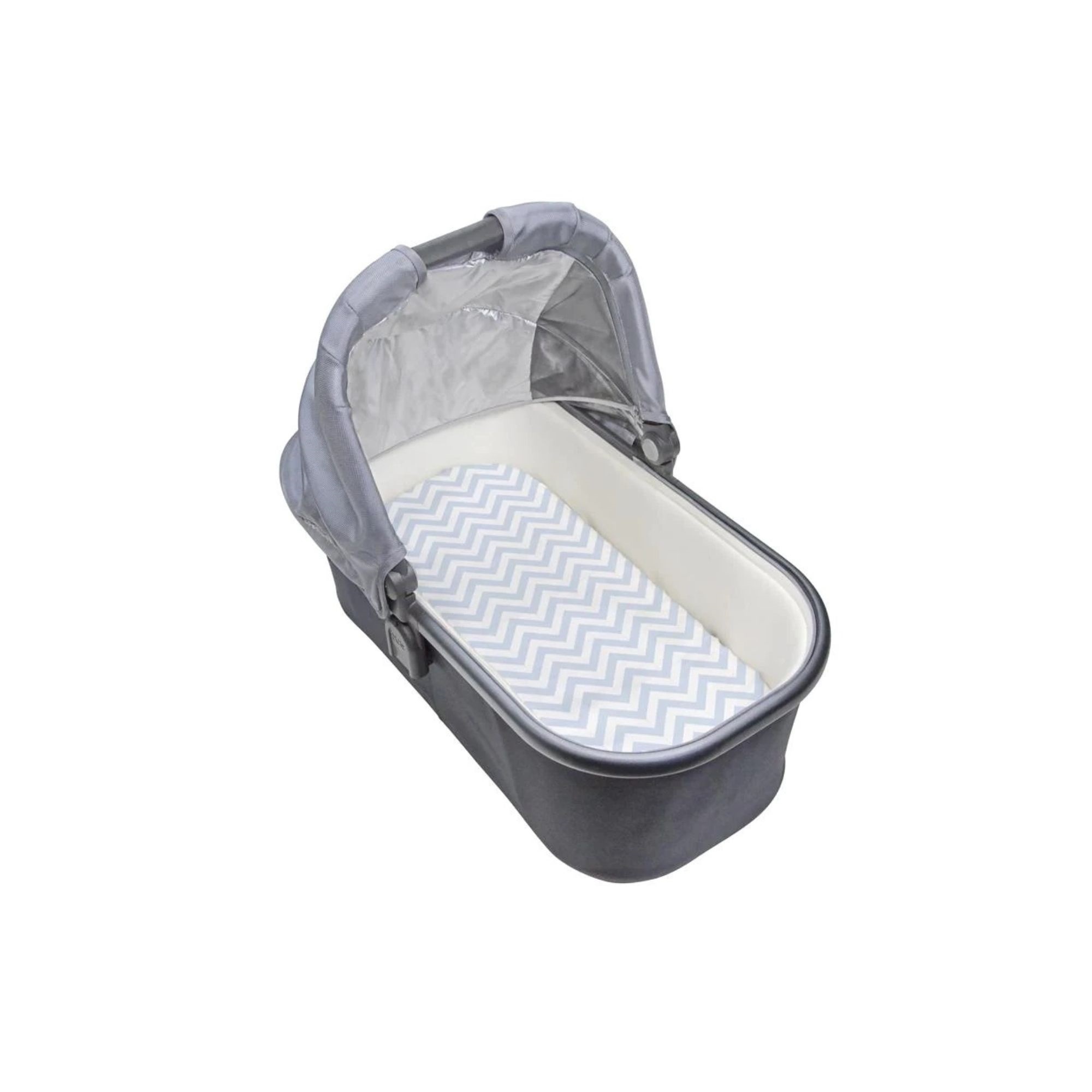 Kushies Kushies Bassinet Fitted Sheet Blue Chevron