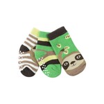 Zoocchini Zoocchini 3pk Socks Silas the Sloth