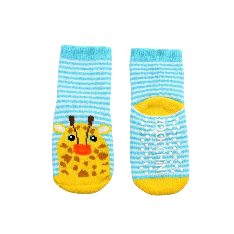 Zoocchini Zoocchini 3pk Socks Jamie the Giraffe 0-24M