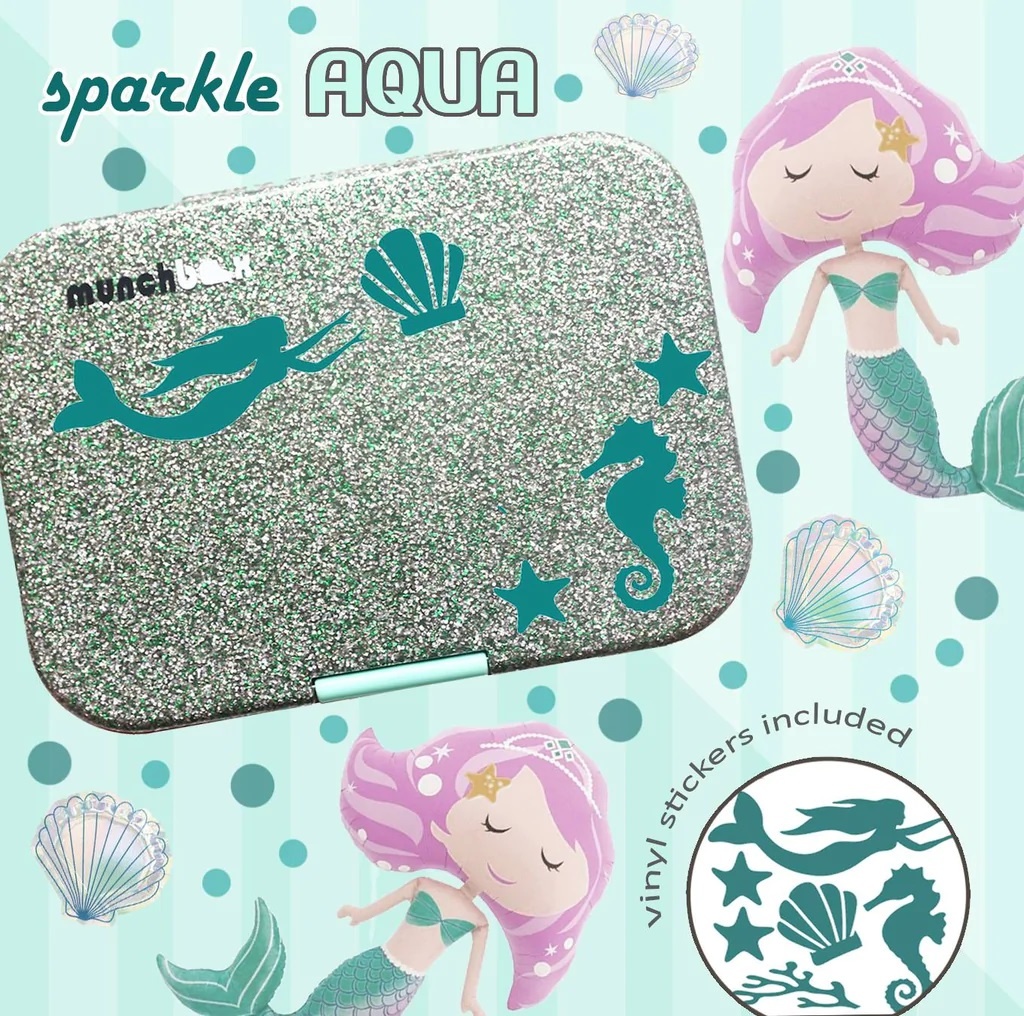 Munchbox Munchbox Midi 5 Sparkle Aqua