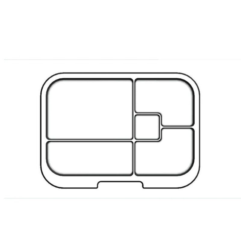 Munchbox Munchbox Tray Midi 5 Clear