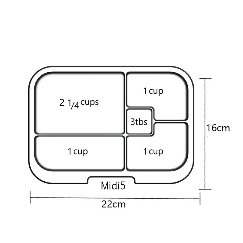 Munchbox Munchbox Tray Midi 5 Artwork