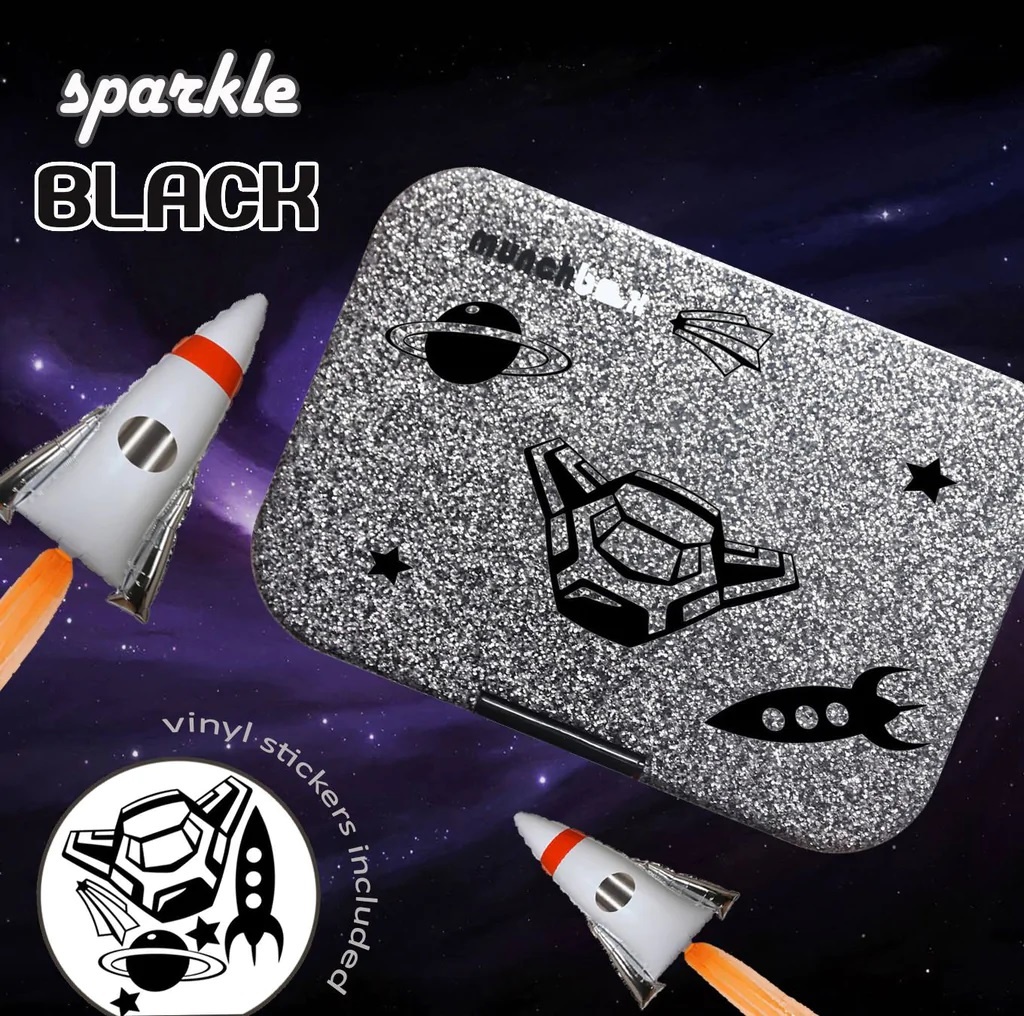Munchbox Munchbox Mega 3  Sparkle Black