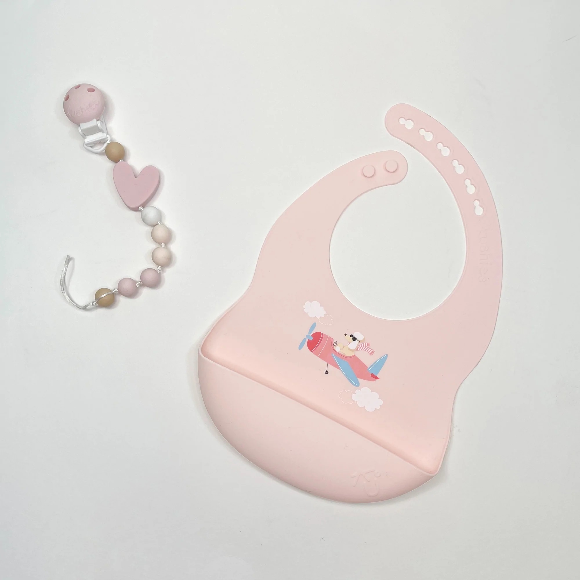 Kushies Kushies Silibib Skye Pink 6M+