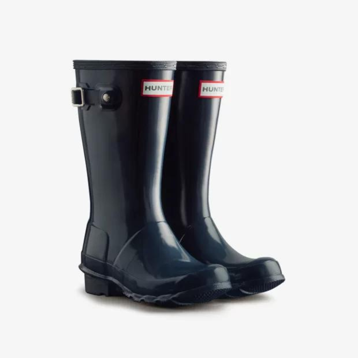 Hunter navy rain boots hotsell