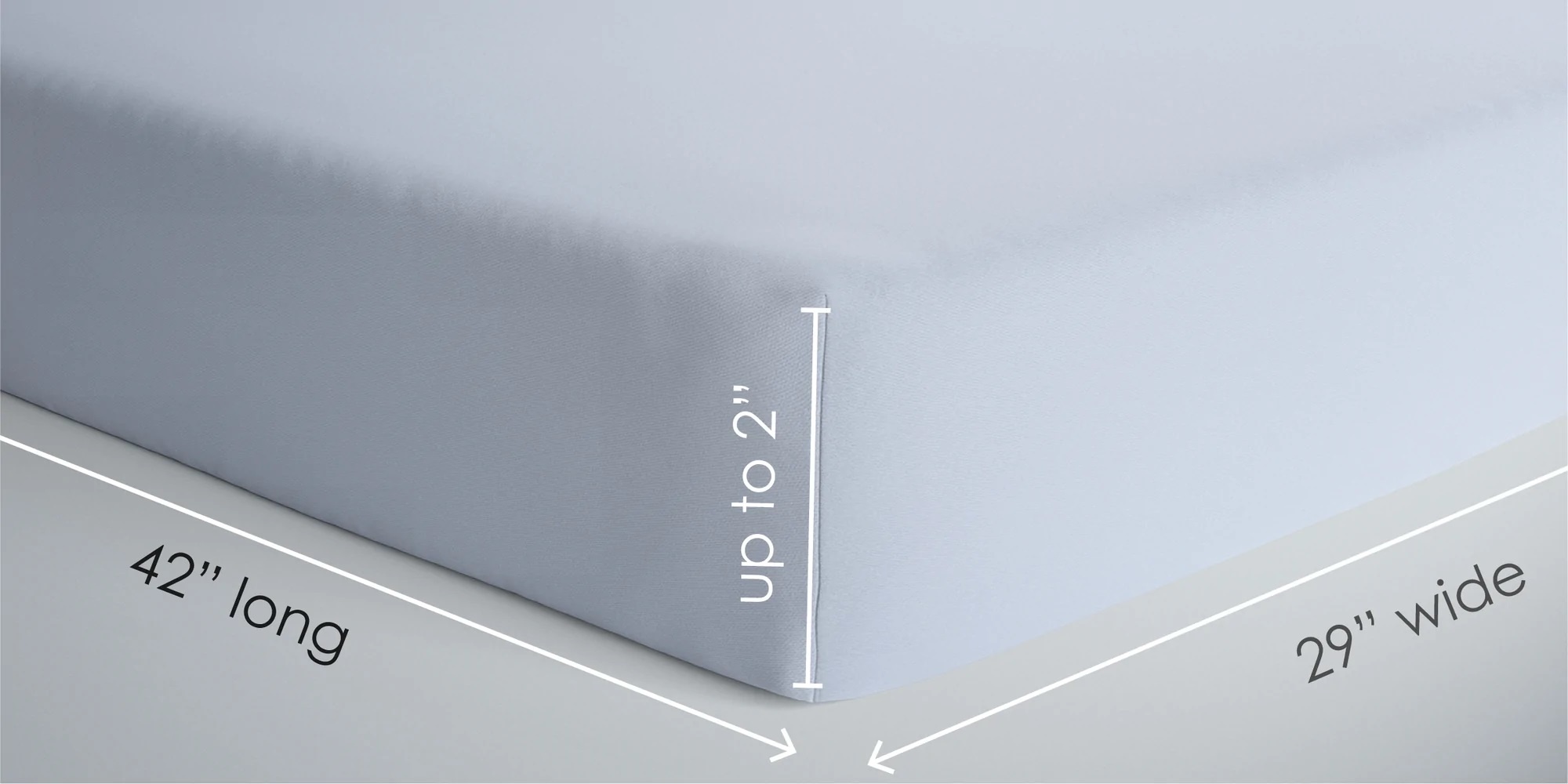 Kushies Kushies Fitted Playpen Sheet Grey Scribble Star 29"x 42"