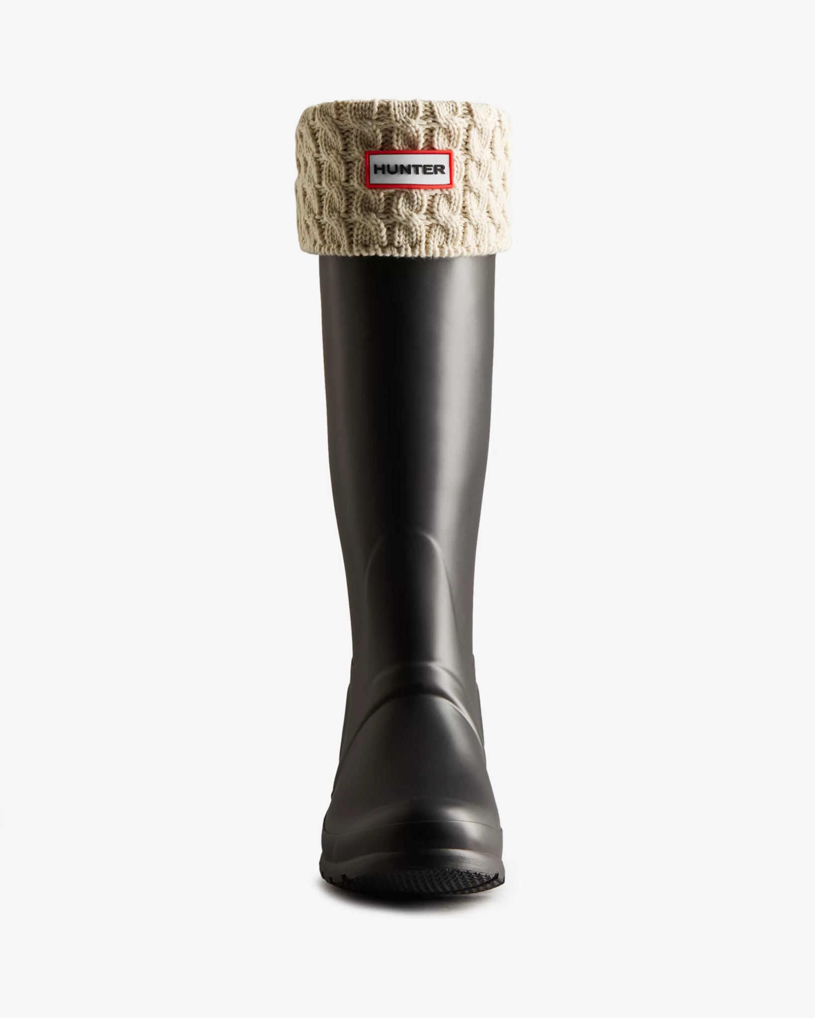 Hunter Hunter Half Cardigan Boot Socks Greige