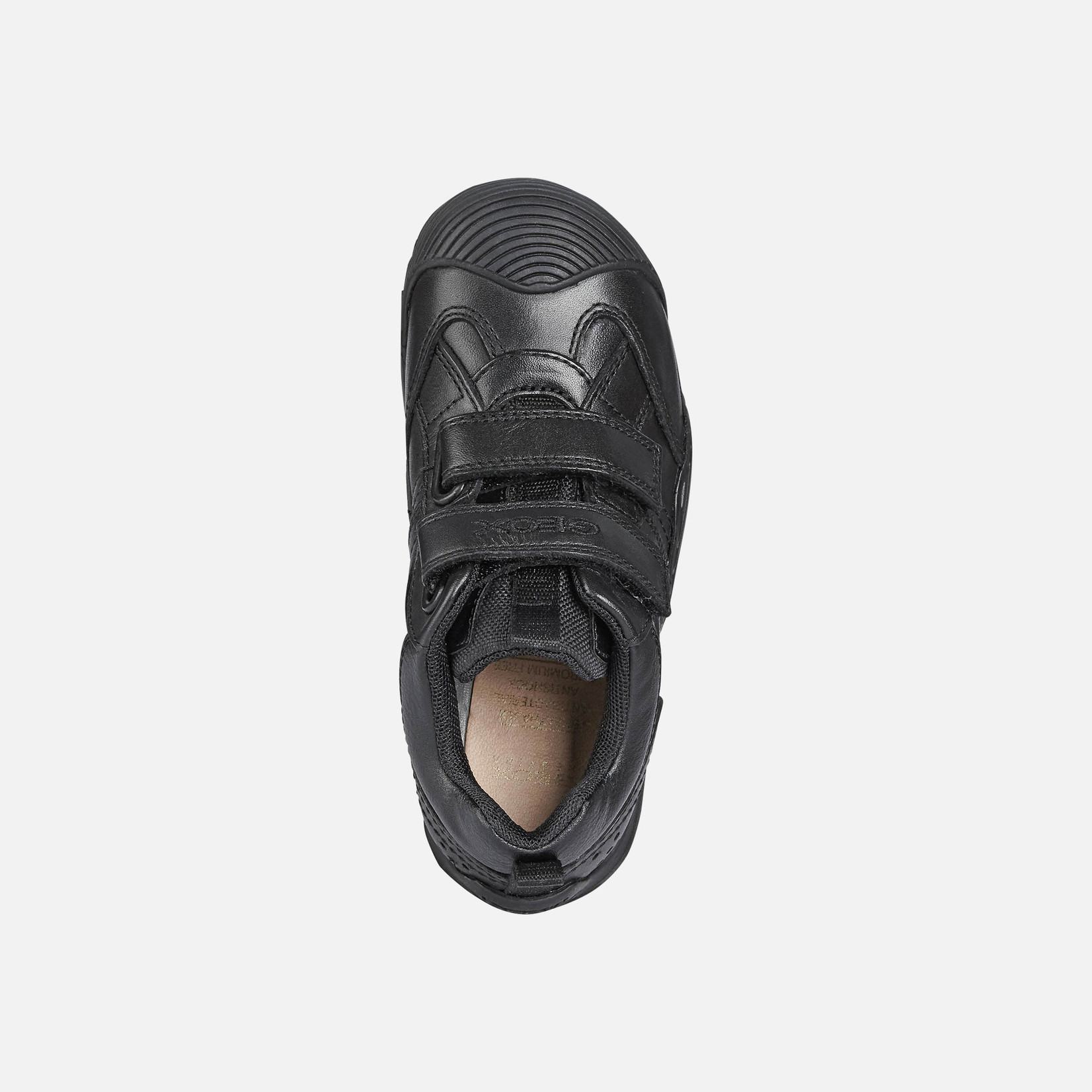 Geox Geox Savage Velcro Black Leather