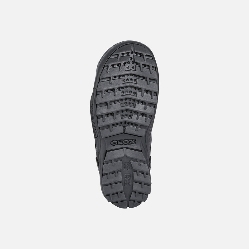 Geox Geox Savage Velcro Black Leather