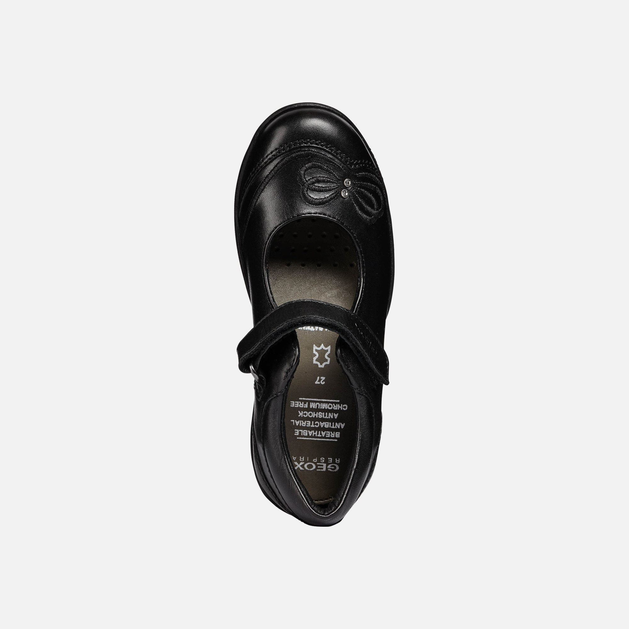 Geox Geox Shadow Mary Jane Black Leather