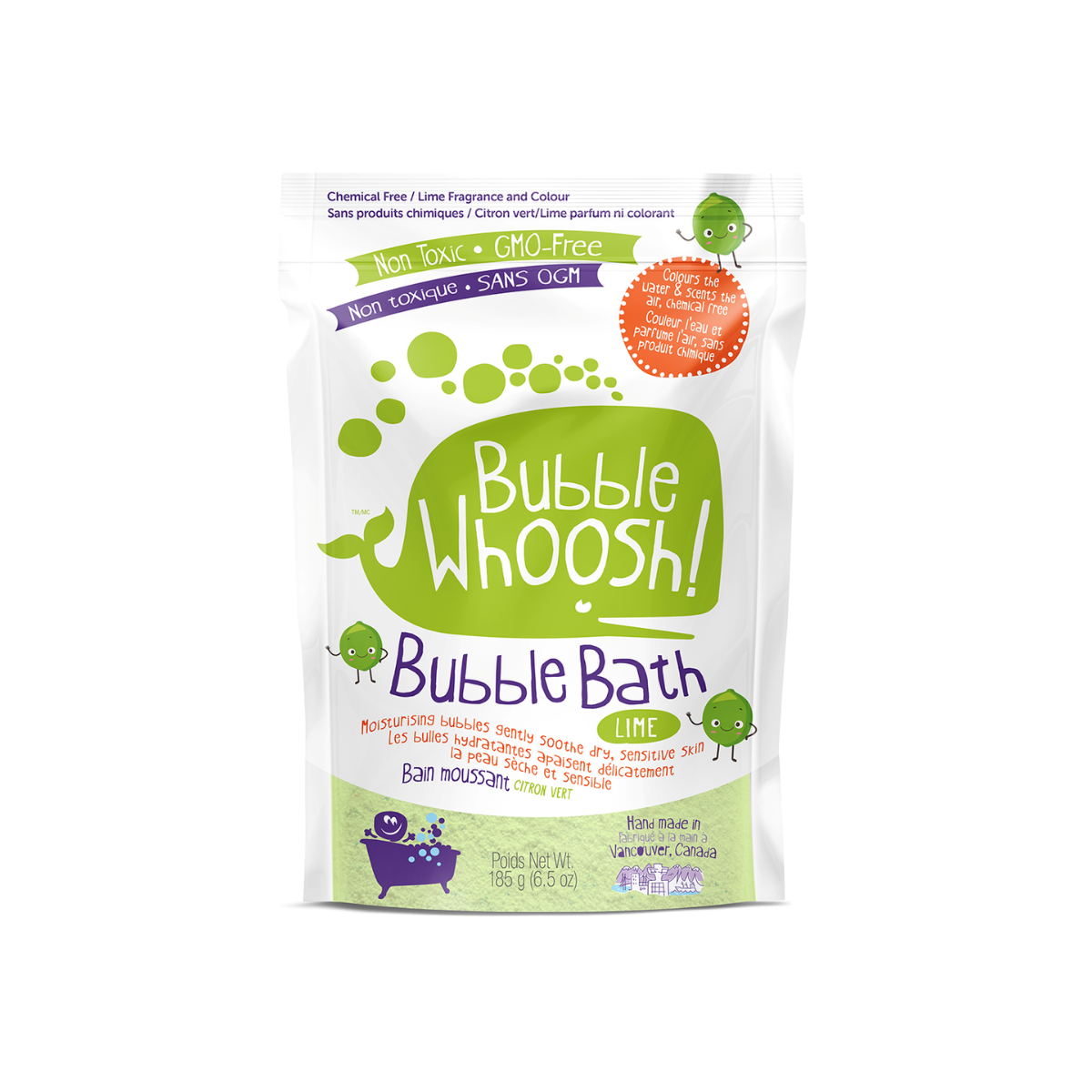 Loot Toy Loot Whoosh Bubble Bath Lime 6.5oz