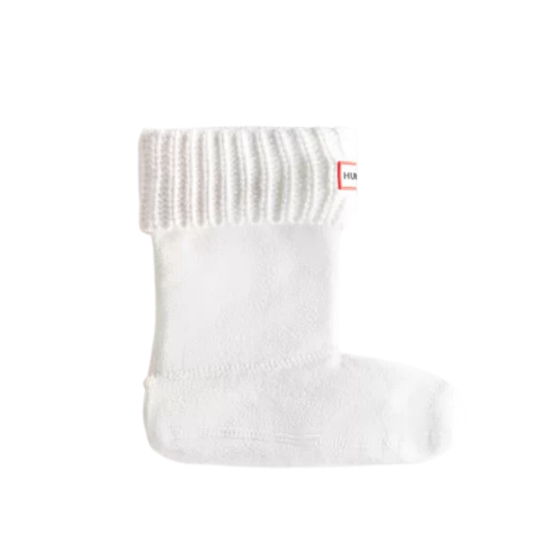 Hunter Hunter Half Cardigan Boot Socks White