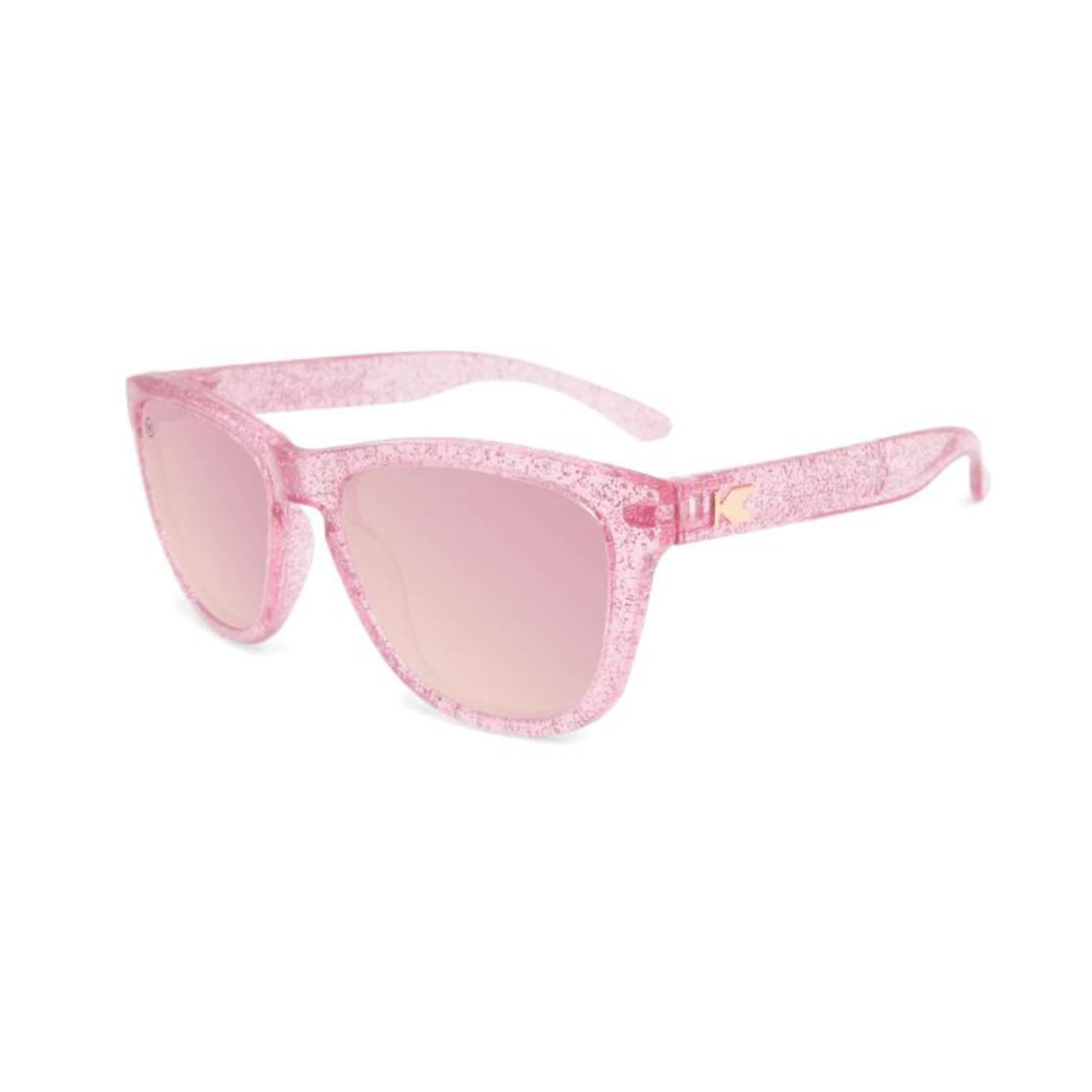 Knockaround Knockaround Kids Polarized Sunglasses Pink Sparkle  2-10Y