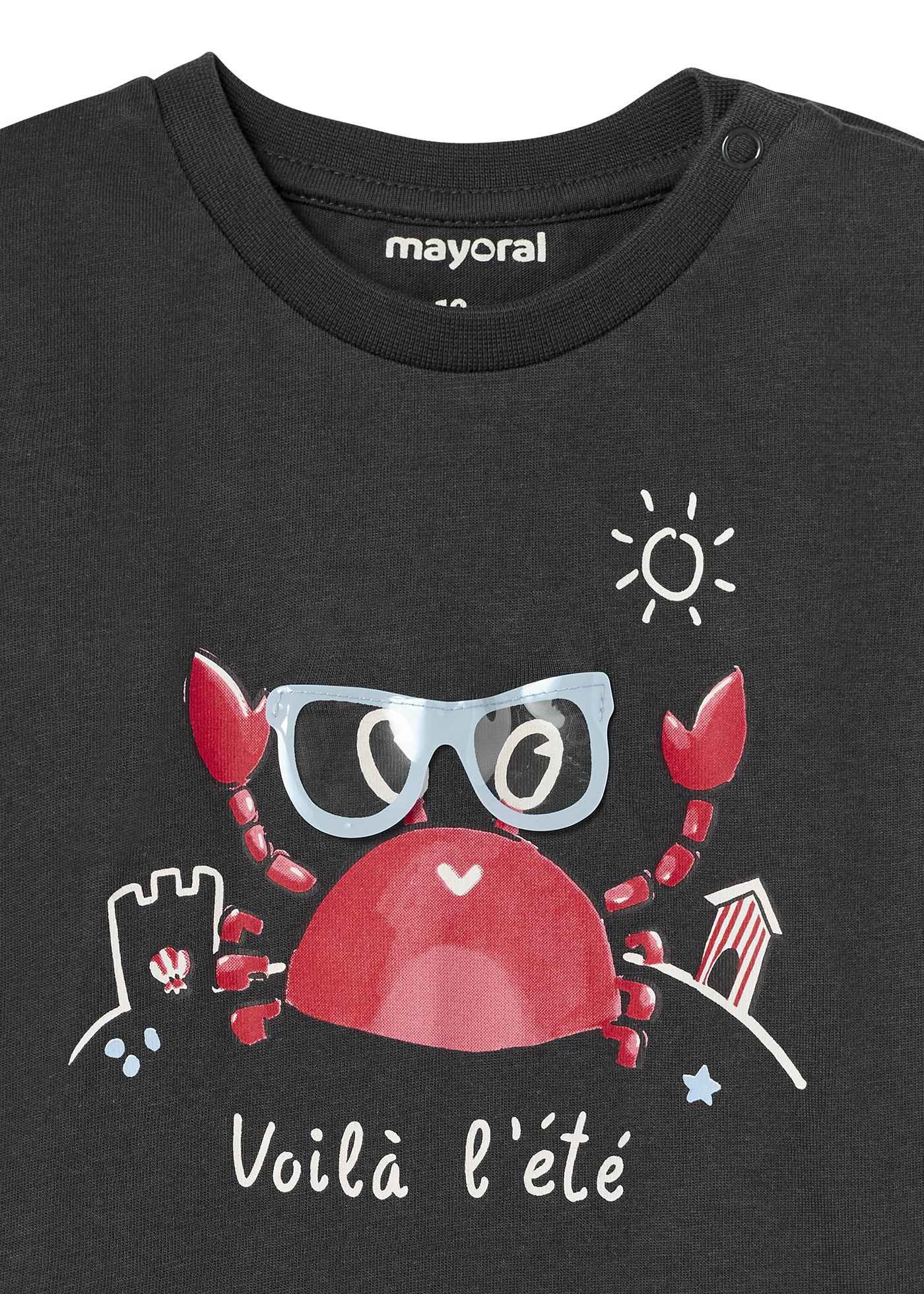 Mayoral Mayoral Tshirt Dark Grey/Crab