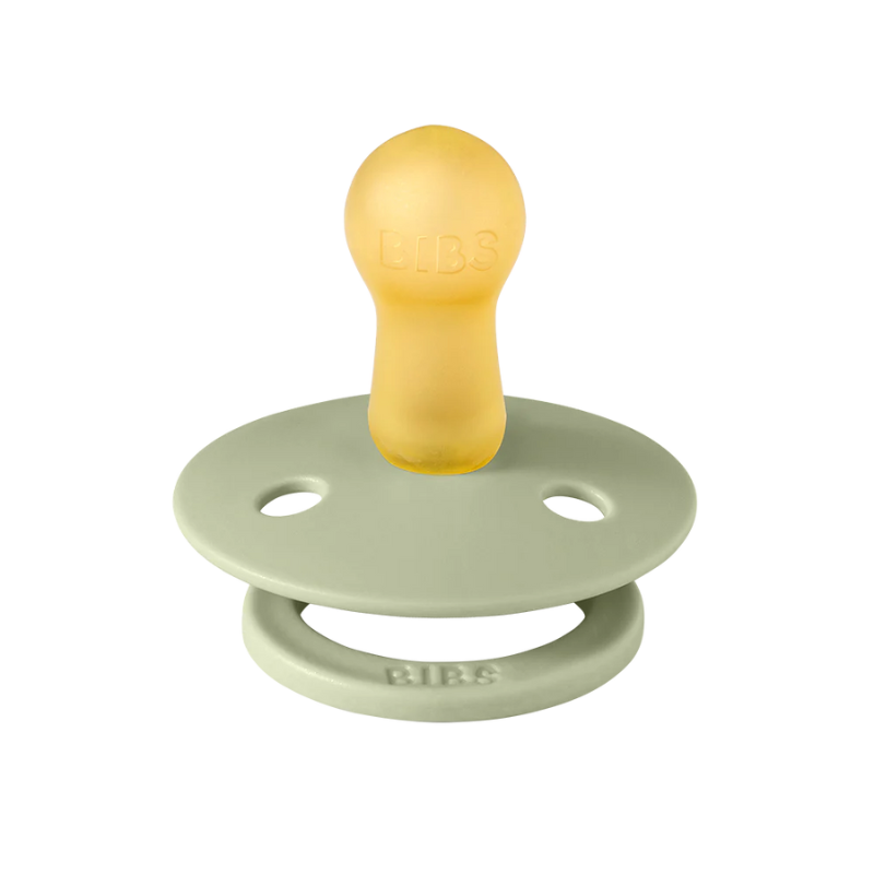 Bibs BIBS Pacifier OG Latex COLOUR 2pk Sage/Ivory