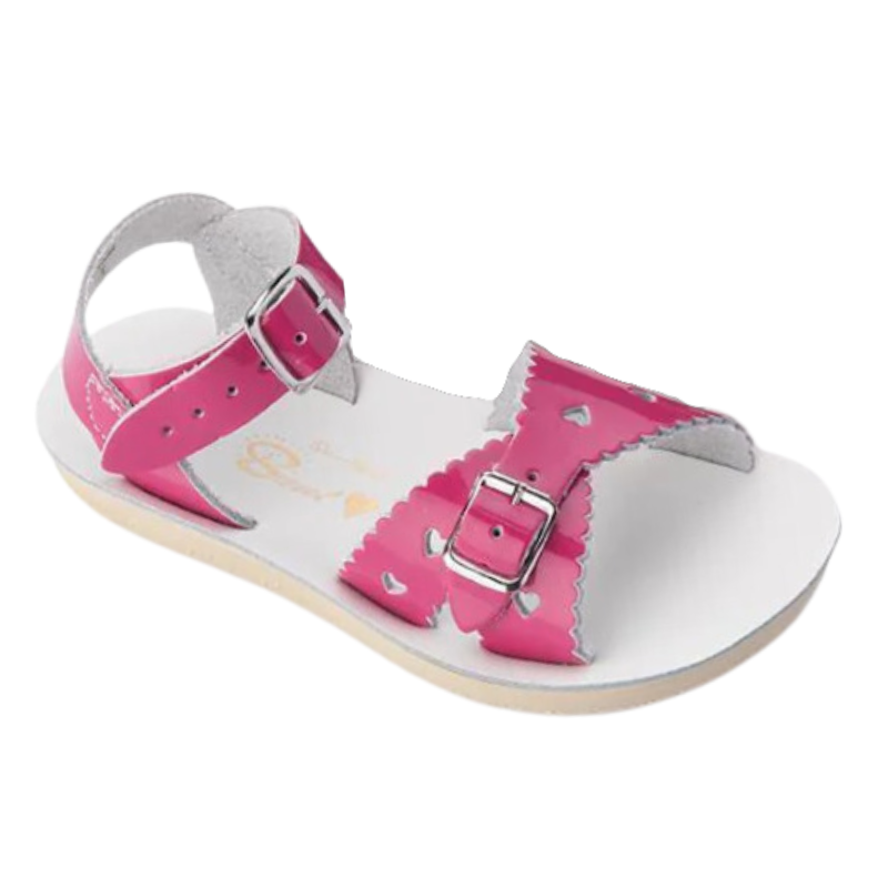 Saltwater Saltwater Sweetheart Sandal Shiny Fuchsia