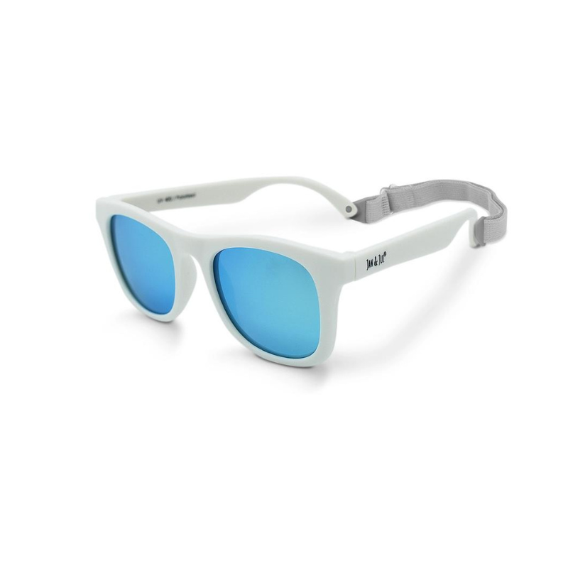 Jan & Jul Jan & Jul Polarized Sunglasses White Aurora