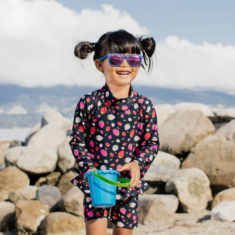 Jan & Jul Jan & Jul Polarized Sunglasses Navy Aurora