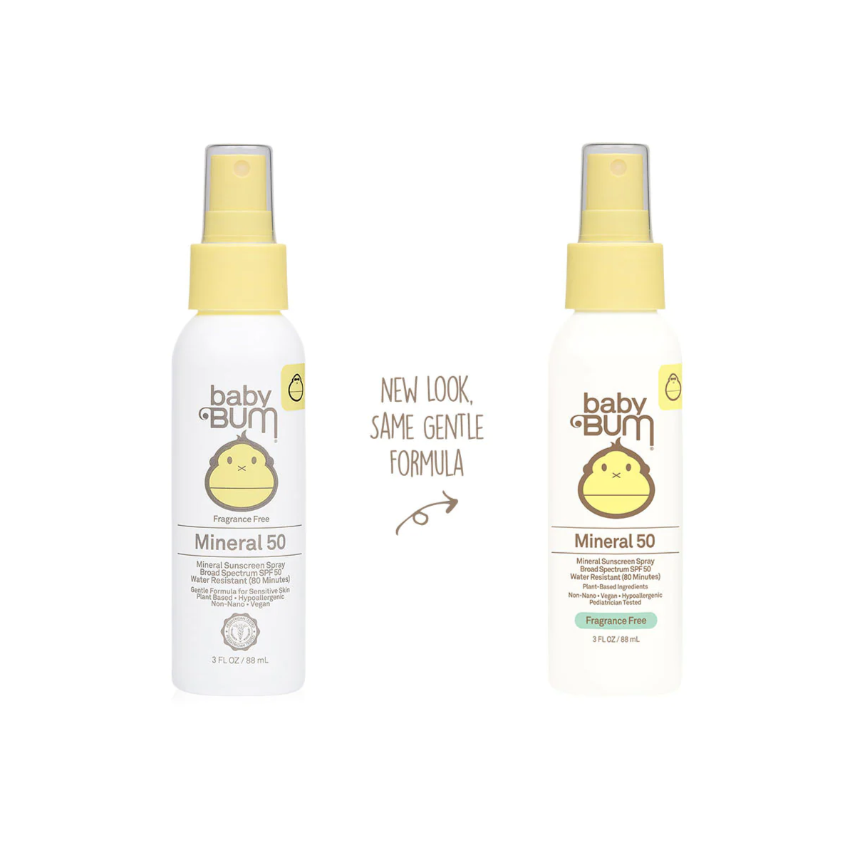 Sun Bum Baby Bum Suncreen Spray SPF 50 3oz Mineral