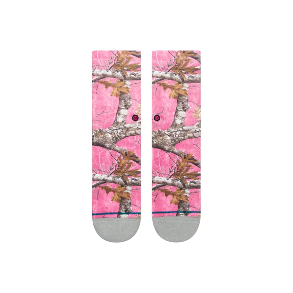 Stance Stance Real Trees Crew Socks Pink