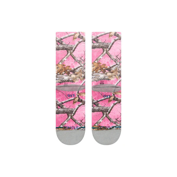 Stance Stance Real Trees Crew Socks Pink